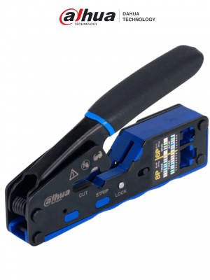 DAHUA DH-PFM914 - Herramienta de Terminado y Corte de Plugs RJ45 y RJ11 Pass Trough/ Multifunciones Cortador y Pelador de Cable Fabricada en Acero A3, Mango Ergonomico PP y TPR/ - Image 1