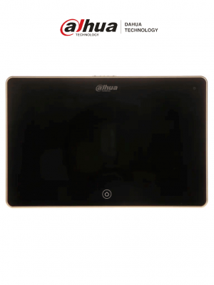 DAHUA VTH5221DS2 - Monitor IP Touch de 7" con conectividad WiFi y Ethernet, compatible con PoE 802.3af. Admite MicroSD de hasta 32GB, soporta hasta 32 cámaras IP y 20 frentes de calle. Ideal para sistemas de vigilancia avanzados. - Image 1