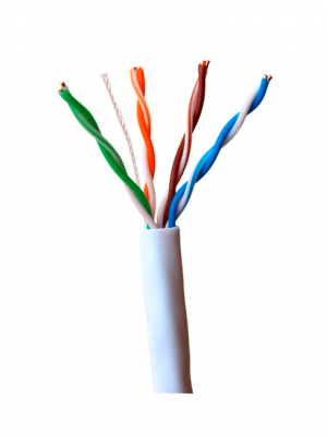 DAHUA PFM922I-5EUN-C-100 - Bobina de 100 metros de cable UTP Cat 5e, fabricado con conductores de aluminio revestidos de cobre (CCA), en color blanco. Ideal para uso en interiores, con cubierta FR-PVC retardante de flama - Image 2