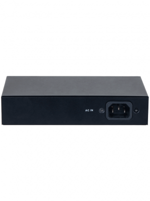 DAHUA DH-PFS3005-4GT-36 - Switch con 4 puertos Gigabit PoE y 1 puerto Uplink RJ45 10/100/1000 Mbps. Ofrece protección contra descargas eléctricas, ideal para alimentar dispositivos IP. Incluye fuente de Poder. - Image 3
