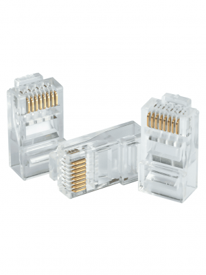 DAHUA DH-PFM976-531 - Caja con 100 Plugs RJ45 Cat5e/ Chapado de Oro de 15 U"/ Clasificación de Resistencia al Fuego UL94V-2/ - Image 2
