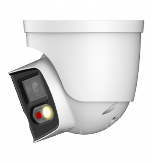 DAHUA IPC-PDW3849-A180-AS-PV Cámara IP WizSense Eyeball con multivisión en dos sensores de 4MP, ofreciendo un ángulo de 180°. Con IR de 25 m, LED de 20 m, disuasión activa, ePTZ, micrófono, altavoz, y protección IP67. - Image 3