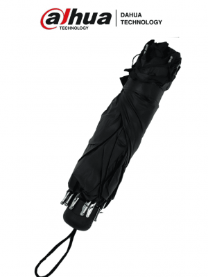 DAHUA MATPRO037 - Sombrilla Negra/ con Logo Dahua/ Promocional - Image 1