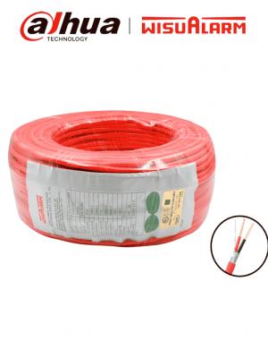 DAHUA WISUALARM 2X18AWG - Bobina de 305 Metros de Cable Blindado para Alarma de Incendio/ 2x18A AWG/ Listado UL/ retardante de flama UL105°C/ 2 Hilos Calibre 18/ Grado Ignífugo VW-1/ - Image 1