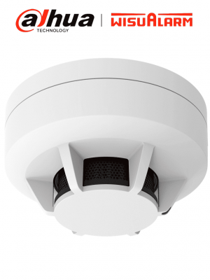 DAHUA WISUALARM DHI-HY-1301 - Detector de Humo Fotoeléctrico Direccionable Dual de 2 Hilos Cumple con Norma Europea EN54-7, Cámara con Detección Dual, Ultra Bajo consumo de Energía, - Image 1