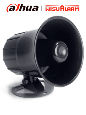 DAHUA WISUALARM DHI-HY-ARA16 - Sirena Cableada Interior, Exterior ≥ 105dB, Instalación Simple 2 Hilos, Alimentación de 12 VCC, Rango de Operación DC 6-13V, - Image 1