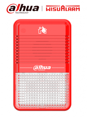 DAHUA WISUALARM DHI-HY-C151 - Estrobo Sirena Convencional de 75 dB(A) a 3 m/ Cumple con Norma: EN54-3:2014,EN54-23:2010 /2 Hilos, - Image 1
