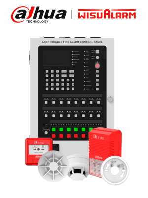 DAHUA WISUALARM HY-1022 PAQUETE - Paquete para certificación de incendio, Sistema direccionable, Incluye: DHI-HY-1301, DHI-HY-TCDZ, DHI-HY-1310, DHI-HY-1200, DHI-HY-ANDZ, DHI-HY-1500, DHI-HY-SGDZ - Image 1