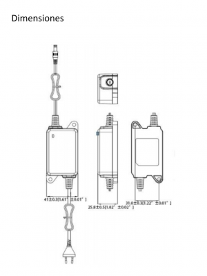 DAHUA PFM321 - Fuente de Poder Regulada de 12 Vcc 1 Amper/ Led Indicador de Funcionamiento/ Protección de Temperatura/ Especial para Camaras de CCTV/ - Image 3