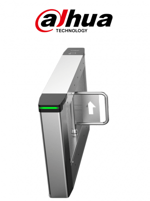 DAHUA DHI-ASGB611K-L - Swing Barrier Izquierda de Servomotor con capacidad de hasta 60 Personas por Minuto,apertura rápida ajustable (0.5s-1.6s), Carril de 600mm. Ideal para interiores o exteriores protegidos. Compatible con DHI-ASGB611K y DHI-ASGB621K-D - Image 1