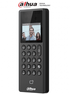 DAHUA ASI3203E - Control de Acceso y Asistencia con Reconocimiento Facial / Pantalla de 2.4" / 1,000 Rostros / 1,000  Usuarios / 1,000 Contraseñas /  3,000 tarjetas Mifare / Admite 50 administradores / 100,000 registros / Salida 12v 1A - Image 1