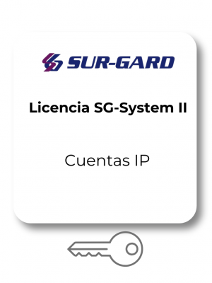 DSC SG-SYS21536IP- Licencia SG-System II para habilitar segunda tabla de 1536 cuentas IP - Image 1