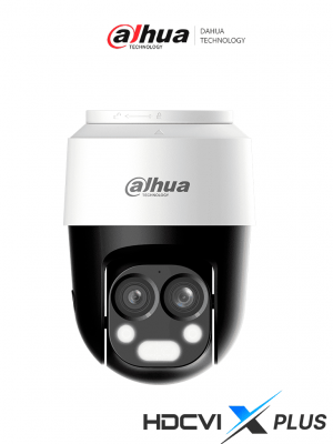 DAHUA HAC-PT1200B-IL-A-E2Z - Cámara PT Dual de 2 Megapíxeles/ HDCVI X PLUS/ 6x Zoom Hibrido 2 Lentes/ Lentes de 2.8mm y 6mm/ Angulo de 109 y 47.2 mm/ Iluminador Dual Inteligente 50 Mts/ Micrófono Integrado/ Super Adapt/ IP66/ - Image 1