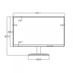 DAHUA DHI-LM22-H200 -Monitor de 22 Pulgadas Ultra Delgado/Housing Metalico/Full HD/ Angulo de Visualización 178 Grados/HDMI&VGA/ Diseño de Micro Bisel/ Especial para Videovigilancia 24/7/Resolución 1920×1080/ Certificaciones CE/FCC/ - Image 3