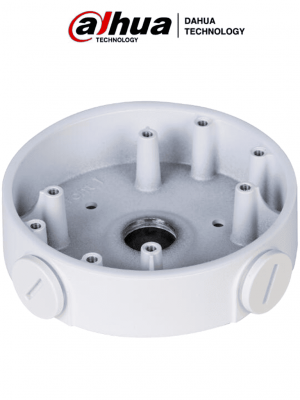 DAHUA PFA139- Caja de Conexiones para Camaras Domo/ Modelos: HDBW2241F-A / IPC-HDBW3241F-FD / IPC-HDBW3241F-AS-M / IPC-HDBW3241F-FD-M / HDW1400EM-A / HDW1230EM-A / HDW2241T-A / HDW2249T-A-NI / HDW1239T-A-LED / HDW1509T-A-LED / IPC-HDW5241M-AS - Image 1