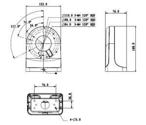 DAHUA SD22204IGCPAK - Camara mini PTZ de 2 MP  HDCVI / 4X Zoom óptico con brazo de pared PFB203W incluido - Image 4