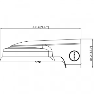 DAHUA DH-PFB211W - Brazo para Pared compatible con Cámaras Domo Modelos: HDBWxxExx, HDBWxxH-xx y - Image 2