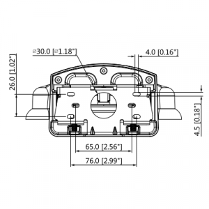 DAHUA DH-PFB211W - Brazo para Pared compatible con Cámaras Domo Modelos: HDBWxxExx, HDBWxxH-xx y - Image 5