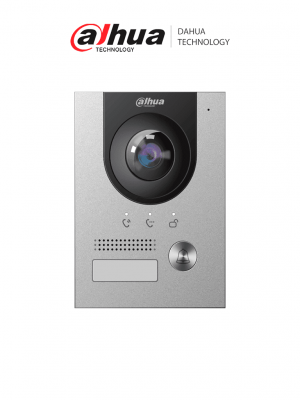 Dahua VTO2201F-P Frente de calle IP 2MP/ IK 07/ IP 65/ Control de Cerradura/ Aluminio/ Compatible con App DMSS/ Apertura remota/ Alimentación a 12V / - Image 1