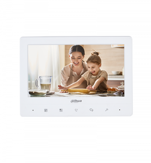 DAHUA KTA02 - Kit de Videoportero analógico con monitor táctil de 7" y frente de calle con cámara de 1.3MP con DWDR y protección IP66. Controla hasta 2 frentes de calle y 3 monitores, con apertura de puerta - Image 6