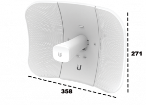 UBIQUITI LITEBEAM AC LBE-5AC-GEN2	- Radio con antena integrada Airmax AC GEN2 5.8GHz diseñada para uso en exteriores con una antena de 23 dBi y una potencia de transmisión de 25 dBm, ofrece un rendimiento de hasta 450 Mbp. - Image 3
