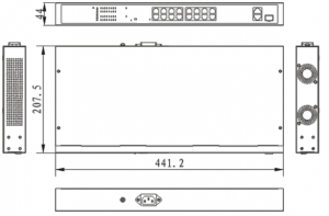 UTEPO UTP1SW1602TSPOE - Switch PoE, 16 puertos PoE Fast Ethernet, 1 puerto combo Gigabit SFP/RJ45, 1 puerto Gigabit RJ45, 802.3af/at, PoE 180W - Image 2