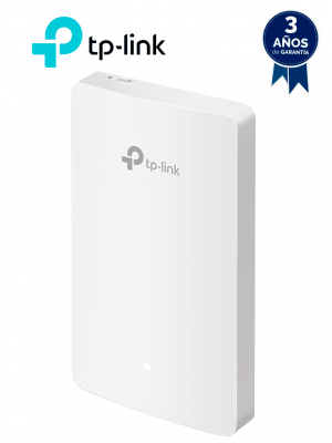TP-LINK EAP235-WALL - Punto de acceso Omada de doble banda AC1200 MU-MIMO, diseñado para montaje en pared con 3 puertos adicionales, configuración por controlador o stand-alone y alimentación PoE af/at. - Image 1