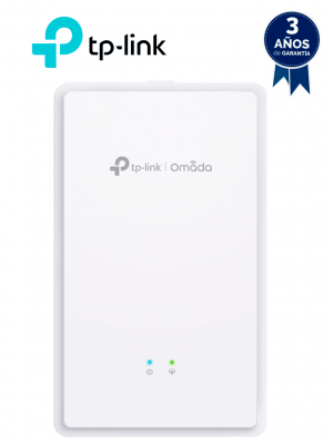 TP-LINK EAP615GP-Wall - GPON Punto de Acceso WiFi AC de Pared/ Velocidad de Hasta 1.2Gbps en 5GHz y 574Mbps en 2.4GHz/ Multi SSID & Beamforming/ Capacidad para VoIP/ Gestión Centralizada Omada - Image 1