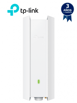 TP-LINK - EAP650-OUTDOOR / Punto de acceso WiFi 6 para interiores/exteriores AX3000/ 3Gbps de velocidad/ OFDMA y MU-MIMO/ Alimentación por POE 802.3at PoE+ y PoE pasivo - Image 1