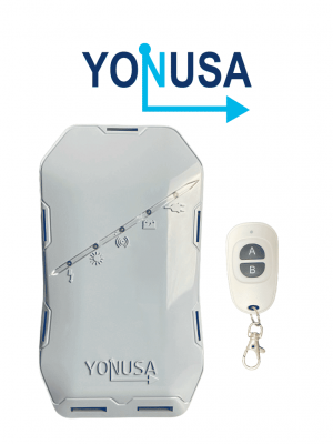 YONUSA HS - Energizador de nueva generación para solución de cerco eléctrico. Cubre 500 metros lineales o 100 metros en 5 lineas. Incluye control remoto (encendido/apagado) - Image 1