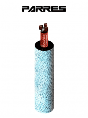 PARRES EPT-PG45 ELECTRODO DE PUESTA A TIERRA POWER GROUND 45 / Electrodo prefabricado con filtro RLC capacidad de filtrado desde 100 KHz hasta GHz / Dimensiones: 4" x 50 cm (grafito)/SOBRE PEDIDO / - Image 1