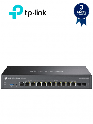 TP-LINK ER7412-M2  - Router VPN Omada Multi-Gigabit , 2 puertos WAN/LAN a 2.5G , 10 puertos Gigabit WAN/LAN (2× SFP, 8× RJ45) , Balanceo de carga hasta 11 puertos WAN , Gestión centralizada en la nube a través de la web o de la aplicación Omada. - Image 1
