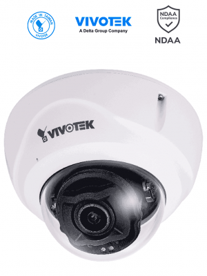 VIVOTEK FD9387-FR-v2 - Cámara IP domo exterior antivandálica 5 MP, reconocimiento facial integrado, lente varifocal motorizado 2.7-13.5mm, WDR Pro, Smart IR II 50m, ciberseguridad Trend Micro, protección IP67/IK10 - Image 1