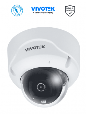 VIVOTEK FD9389-EHV-V3 - Cámara IP domo exterior 5 Megapixeles, IR 40mts, Real Sight Engine IA, WDR Pro, Micrófono Integrado, Lente fijo 2.8 mm, Protección IP66, IK10, NEMA4X, Ciberseguridad Trend Micro, IA Deep Search, IA Smart VCA, DI/DO, NDAA - Image 1