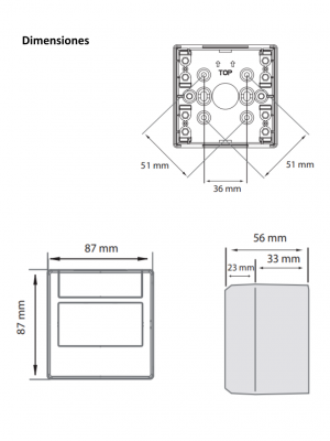 BOSCH F_FMC420RWGSGRD - Pulsador de Accionamiento Unico / Compatible con panel FPA5000 / Cristal - Image 3