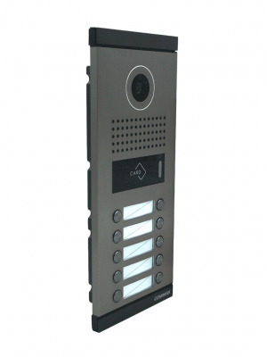 COMMAX DRC10MLRF1 - Frente de Calle Departamental para 10 Monitores con Conexión Directa de 4 Hilos y Apertura con Tarjeta Mifare o Monitor - Image 2