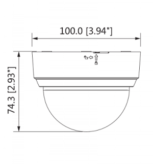 DAHUA HAC-D1A21N-0280B - Cámara Domo HDCVI 1080p/ 103 Grados de Apertura/  Lente de 2.8 mm/ IR 20 Mts/ Uso Interior/ TVI AHD Y CVBS/ - Image 3