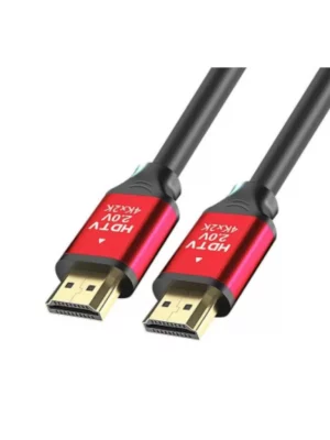 SAXXON HDMI-10 - Cable HDMI de 1 metro de alta velocidad / Versión 2.0 / Resolución 4K / Canal de retorno de audio (ARC) / Video 3D / Blindado para reducir interferencias / Chapado en oro / Alta resistencia y durabilidad. - Image 1