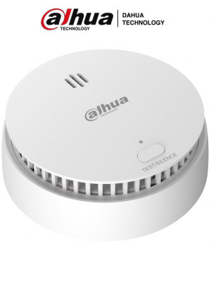 DAHUA DHI-HY-SA21A-W2 - Detector de Humo Inalámbrico / Sensor Fotoeléctrico de Doble Cámara / Sirena Interna de 85dB / Función de Prueba y Silenciar / Alarma Visual y Sonora / Indicador Led / - Image 1