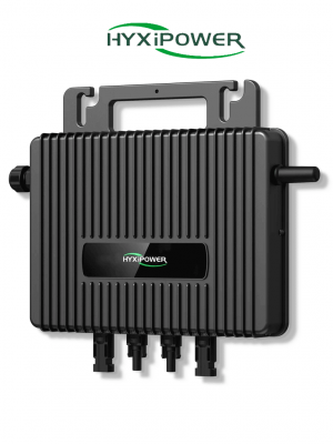 HYXIPOWER HYXM1000S - Microinversor Residencial / Potencia Salida 1000W / Comunicación SUB-1G / Conexión Hasta 2 Módulos /Protección IP67 / Diseño Tipo Gancho / Plug & Play - Image 1