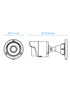 VIVOTEK IB9360H - Cámara IP bullet exterior 2 MP con lente fijo 3.6mm, H.265, IR 30m y WDR Pro - Image 2