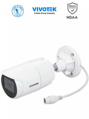 VIVOTEK IB9383-HV - Camara IP bullet exterior 5 MP, Smart IR 30mts , WDR Pro, Lente Fijo 3.6 mm , Smart VCA, Deep Search, Microfono Integrado, Protección IP66, IK10, SNV, Ciberseguridad Trend Micro, NDAA, ONVIF - Image 1