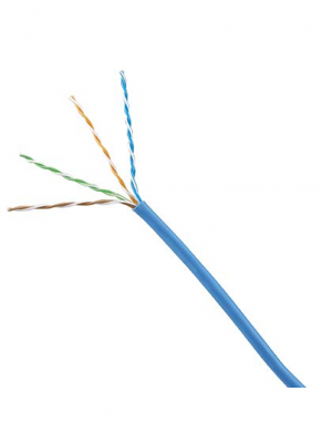 PANDUIT NUC5C04BUC - CABLE UTP NETKEY/ CAJA DE 1,000 Pies (305 METROS) /100% COBRE/ 4 PARES/ 24 AWG / Categoría 5e / Azul - Image 1
