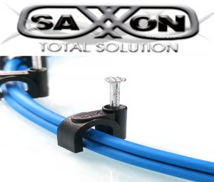 SAXXON GRA955N- Bolsa de 50 grapas de pared/ Color negro/ Diametro: 6mm / Con clavo de 3/4 para concreto de alta resistencia - Image 4