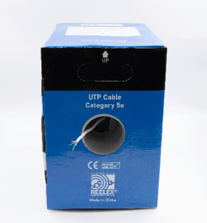 SAXXON OUTP5ECOP305BC - Bobina de Cable UTP Cat5e 100% Cobre/ 305 Metros/ Bobinado REELEX/ Color Blanco/ Uso Interior/ 4 Pares/ Soporta Pruebas de Rendimiento/ Ideal para Cableado de Redes y Video/ - Image 3