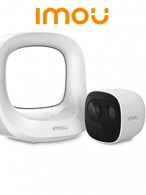 IMOU CELLPROKIT1 - Kit de Cámara 100% Libre de Cables + Estación Base/ Batería Recargable/ 2 Megapíxeles/ Audio Dos Vías/ Detector PIR Integrado/ IR de 10 Metros/ Compatible con Alexa y Asistente de Google/ Almacenamiento en Estación Base/ Wifi/ - Image 1