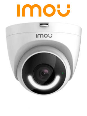 IMOU Turret (IPC-T26EN-0280B-imou) - Cámara IP Domo WiFi de 2MP con disuasión activa, sirena integrada, LED de alta potencia, micrófono, audio bidireccional, detección de humanos, IR 30m, IP67 y ranura MicroSD. - Image 1
