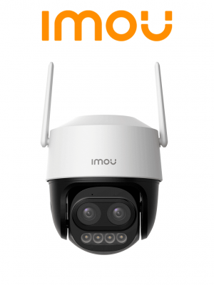 IMOU Cruiser Z (IPC-S7DN-5M0WEZ-imou)- Cámara IP PT Dual Wifi Full Color de 5MP/ Lente Fijo de 5 Megapíxeles/ IMOU Sense/ 56 Metros de Iluminación Nocturna/ Micrófono y Altavoz Integrados/ Audio Bidireccional / 12X Zoom / IP66 - Image 1