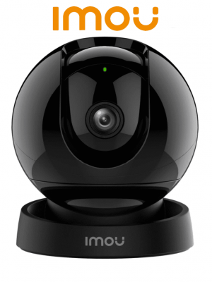 IMOU REX 2D 3MP (IPC-GK2DN-3C0W) - Cámara Domo IP PT WiFi de 3MP con Smart Tracking, IR de 10m, audio bidireccional, micrófono y altavoz integrados, alarma de sonido anormal, ranura MicroSD, detección de humanos y modo privacidad. - Image 1