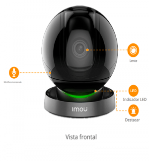 IMOU REX - Camara IP PT Wifi de 2 Megapixeles/ IR de 10 Metros/ Microfono Integrado para Audio Dos Vías/ Luz Visible y Sirena Incorporada/ Smart Tracking/ Ranura MicroSD/ Modo de Privacidad/ - Image 3